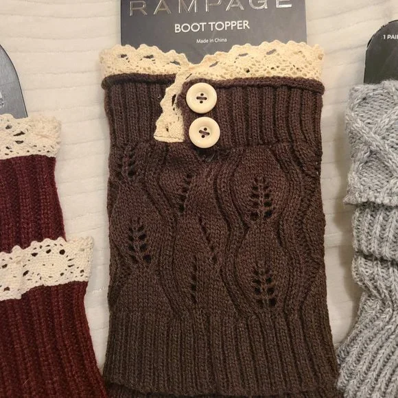NWT 4 Pairs of Boot Toppers - Picture 4 of 5